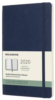  «Еженедельник Moleskine на 2020 год Сапфир (DSB2012WN3Y20)», бренда Moleskine - фото №1 - миниатюра