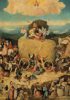  «Открытка Tushita Hieronymus Bosch Heuwagen», бренда Tushita - фото №1 - миниатюра