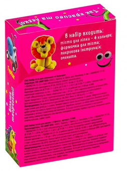  «Набор для лепки Strateg Мистер тесто 4 цвета с глиттером (71508)», бренда Strateg - фото №3 - миниатюра