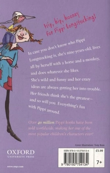 Бумажная книга «Pippi Longstocking», автор Астрид Линдгрен - фото №3 - миниатюра