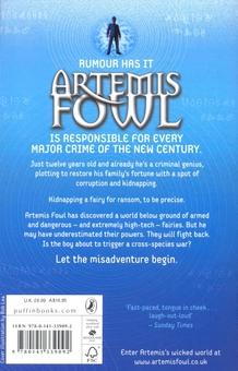 Паперова книга «Artemis Fowl», автор Йон Колфер - фото №3 - мініатюра
