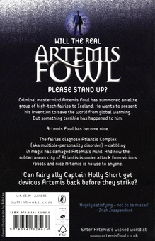Паперова книга «Artemis Fowl and the Atlantis Complex», автор Йон Колфер - фото №3 - мініатюра