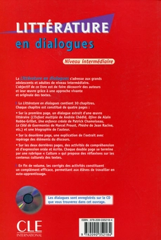 Паперова книга «Litterature en dialogues. Niveau intermediaire (+ CD-ROM)», автор Женевьєва Бараона - фото №3 - мініатюра