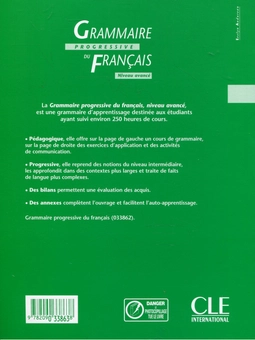 Бумажная книга «Grammaire Progressive du Francais Niveau Avance. Corriges», авторов Мишель Буларе, Жан-Луи Фреро - фото №3 - миниатюра