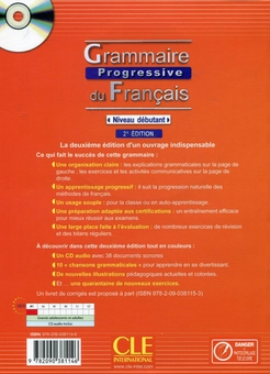 Бумажная книга «Grammaire Progressive du Francais Niveau Debutant (+ CD)», автор Майя Грегори - фото №3 - миниатюра