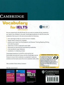 Паперова книга «Cambridge Vocabulary for IELTS ( +CD)», автор Паулін Каллен - фото №3 - мініатюра