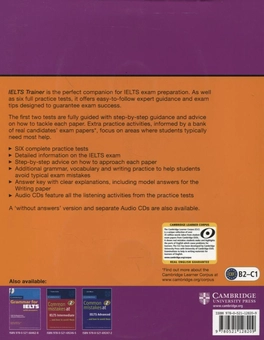 Паперова книга «IELTS Trainer. Six Practice Tests with Answers and 3 Audio CDs», авторів Луиза Хашеми, Барбара Томас - фото №3 - мініатюра