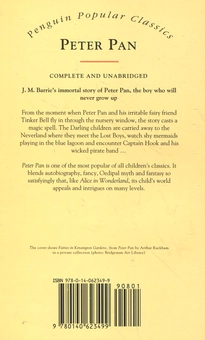 Паперова книга «Peter Pan», автор Джеймс Метью Баррі - фото №3 - мініатюра