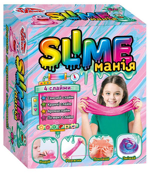  «Наукові розваги Ranok Creative Slime манія Дівчатка (12132091У)», бренду Ranok-Creative - фото №1 - мініатюра