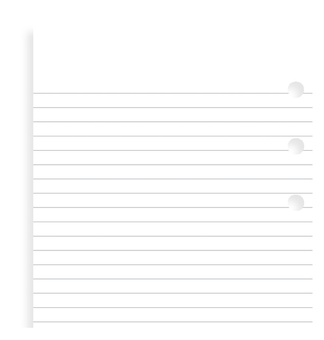  «Комплект бланков для органайзера Filofax Personal Блокнот в линейку white (132210)», бренда Filofax - фото №1 - миниатюра