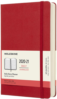 «Ежедневник Moleskine 2020-2021 Красный (DHF218DC3Y21)», бренда Moleskine - фото №1 - миниатюра