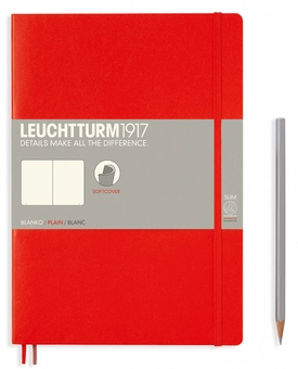  «Нотатник Leuchtturm1917 B5 Чисті аркуші Червоний (349305)», бренду Leuchtturm1917 - фото №1 - мініатюра