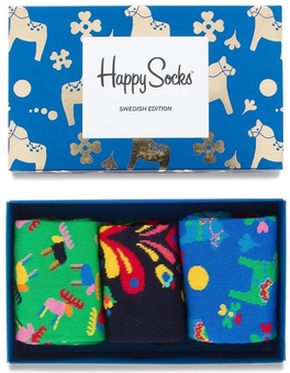 «Носки Happy Socks Swedish Edition Socks Gift Box 3 пары 41-46 р (XSWE08-6000)», бренда Happy Socks - фото №1 - миниатюра
