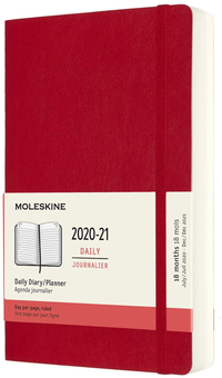 «Ежедневник Moleskine 2020-2021 Красный (DSF218DC3Y21)», бренда Moleskine - фото №1 - миниатюра