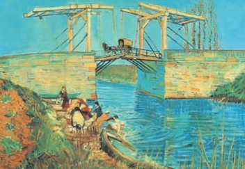  «Открытка Tushita Vincent van Gogh Bridge at Arles», бренда Tushita - фото №1 - миниатюра