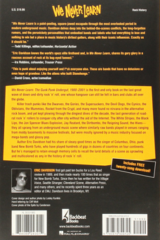 Паперова книга «We Never Learn: The Gunk Punk Undergut, 1988-2001», автор Ерік Девідсон - фото №2 - мініатюра