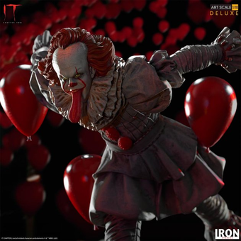  «Статуэтка Iron Studio IT Pennywise (WBHOR31220-10)», бренда Iron Studio - фото №3 - миниатюра