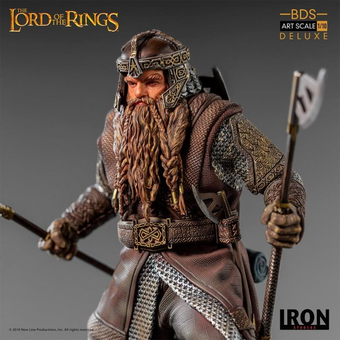  «Статуэтка Iron Studio Lord Of The Rings Gimli (WBLOR29320-10)», бренду Iron Studio - фото №5 - мініатюра