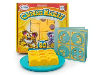  «Настольная игра-головоломка Popular Playthings Сырные мышки (704301)», брендов Стиль Жизни, Popular Playthings - фото №2 - миниатюра