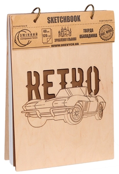  «Скетчбук Drevych Retro А5 (0156122)» - фото №1 - миниатюра