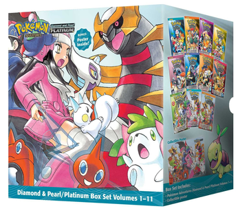 Бумажная книга «Pokemon Adventures Diamond & Pearl / Platinum Box Set (Volumes 1-11)», автор Хидэнори Кусака - фото №1 - миниатюра