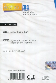Бумажная книга «Echo B1.1 Collectifs 2 CD», авторов Джеки Жирарде, Жак Пешер - фото №2 - миниатюра