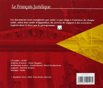 Паперова книга «Le Francais Juridique CD Audio» - фото №2 - мініатюра