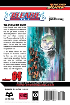 Паперова книга «Bleach. Volume 64», автор Тайто Кубо - фото №2 - мініатюра
