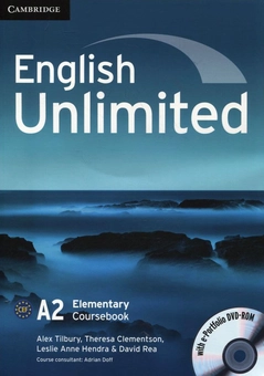 Паперова книга «English Unlimited. Elementary Coursebook (With e-Portfolio DVD-Rom)», авторів Алекс Тілбері, Тереза Клементсон, Леслі Енн Хендра, Девід Річардс - фото №1 - мініатюра