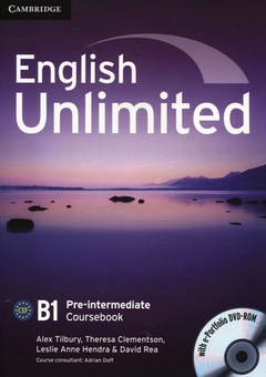Паперова книга «English Unlimited Pre-intermediate Coursebook (With e-Portfolio DVD-Rom)», авторів Алекс Тілбері, Тереза Клементсон, Леслі Енн Хендра, Девід Річардс - фото №1 - мініатюра