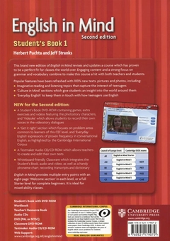 Паперова книга «English in Mind. Student's Book 1. 2nd Edition (With DVD-ROM)», авторів Герберт Пухта, Джефф Стренкс - фото №3 - мініатюра