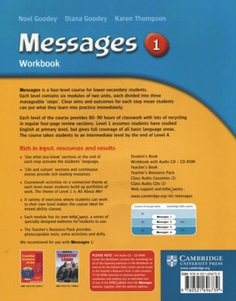 Бумажная книга «Messages 1. Workbook (With Audio CD)», авторов Карен Томпсон, Ноэль Гуди, Диана Гуди - фото №3 - миниатюра