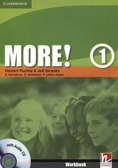 Паперова книга «More! Level 1. Workbook (+ CD-ROM)», авторів Герберт Пухта, Джефф Стренкс, Ґюнтер Ґернґросс, Крістіан Хольцманн, Пітер Льюїс-Джонс - фото №1 - мініатюра