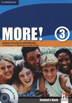Паперова книга «More! Level 3. Student's Book (+ Interactive CD-ROM)», авторів Герберт Пухта, Джефф Стренкс, Ґюнтер Ґернґросс, Пітер Льюїс-Джонс, Крістіан Хольцманн - фото №1 - мініатюра