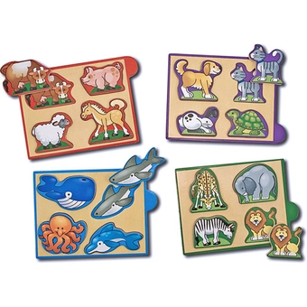  «Пазл-головоломка Тварини (4790)», бренду Melissa & Doug - фото №2 - мініатюра