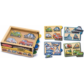 «Пазл-головоломка Транспорт (4791)», бренда Melissa & Doug - фото №4 - миниатюра