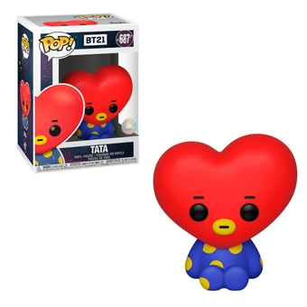  «Коллекционная фигурка Funko POP! BT21 Tata (40240)», бренда Funko Pop - фото №2 - миниатюра