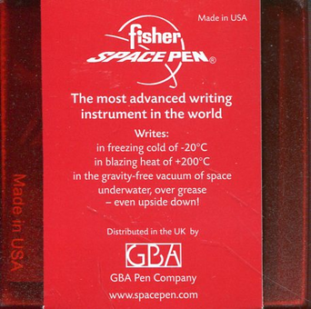 «Ручка Fisher Bullet Space Pen Вишневая (400RC)» - фото №3 - миниатюра