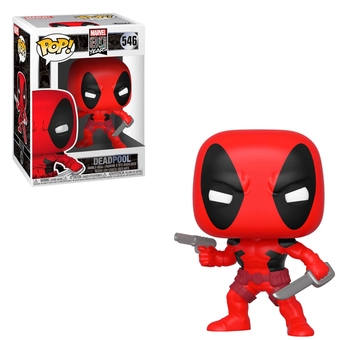  «Коллекционная фигурка Funko POP! Marvel 80th First Appearance Deadpool (44154)», бренда Funko Pop - фото №2 - миниатюра