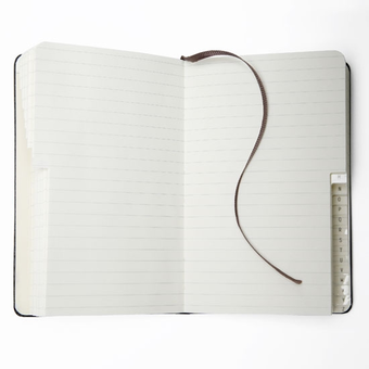  «Записная книжка Moleskine с индексом Черная (QP064F#978-88-8370-165-8)», бренда Moleskine - фото №5 - миниатюра