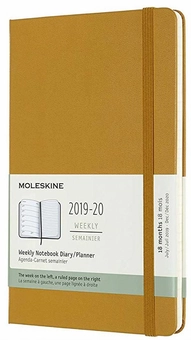  «Еженедельник Moleskine 2019-2020 Спелый желтый (DHM2118WN3Y20)», бренда Moleskine - фото №1 - миниатюра