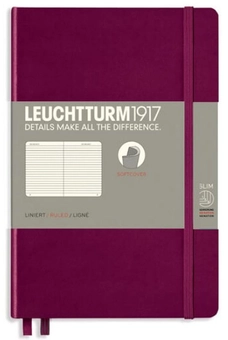  «Блокнот Leuchtturm1917 Paperback Линия Винный (359684)», бренда Leuchtturm1917 - фото №1 - миниатюра