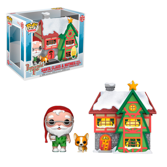  «Коллекционная фигурка Funko POP! Town Holiday Santa's House/Santa & Nutmeg (44423)», бренда Funko Pop - фото №2 - миниатюра
