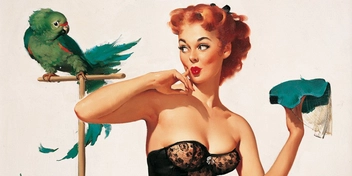 Бумажная книга «Gil Elvgren. The complete pin-ups», авторов Чарльз Дж. Мартинье, Луис К. Мейзель - фото №10 - миниатюра