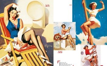 Бумажная книга «Gil Elvgren. The complete pin-ups», авторов Чарльз Дж. Мартинье, Луис К. Мейзель - фото №9 - миниатюра
