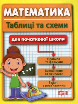 Бумажная книга «Таблиці та схеми для початкової школи. Математика», авторов Сергей Курганов, Виктория Волошина - фото №1 - миниатюра