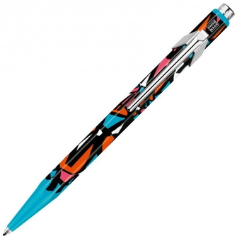  «Ручка Caran d'Ache 849 Street Art Голубая (849.520-blue)», бренда Caran d'Ache - фото №1 - миниатюра