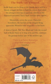 Бумажная книга «A Song of Ice and Fire. Book 3. A Storm Of Swords. Part 2: Blood And Gold», автор Джордж Р. Р. Мартин - фото №2 - миниатюра