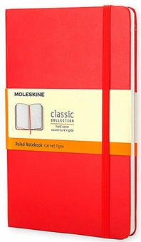  «Блокнот Moleskine Classic маленький линия красный (MM710F2)», бренда Moleskine - фото №1 - миниатюра