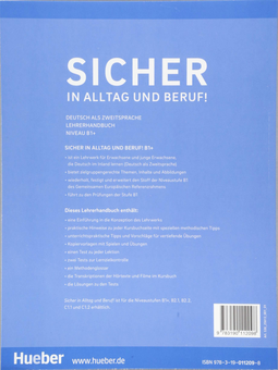Бумажная книга «Sicher in Alltag und Beruf: Lehrerhandbuch B1+», автор Клаудия Бошель - фото №2 - миниатюра
